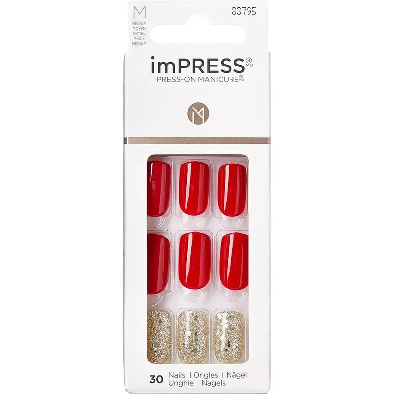 KISS imPRESS Medium Nails, Last Love, KIMM09C