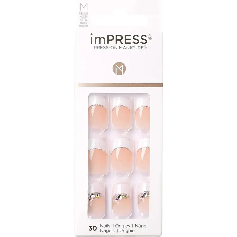 KISS IMPRESS Medium Nails, I Think I, KIMM15C