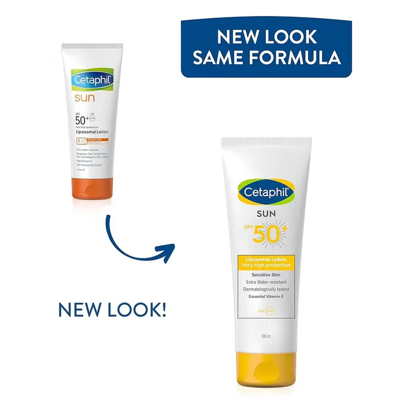 Cetaphil Sun SPF 50+ Very High Protection Light Gel, Moisturizer sunscreen For Face & Body With Very Sensitive/Oily Skin - 100ml