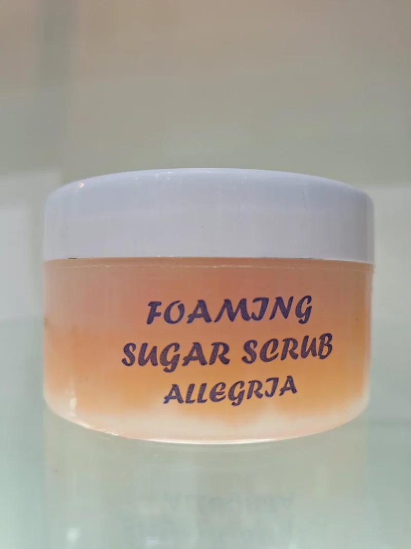 Searene Dusky Foaming Sugar Scrub – Allegria 250g | Exfoliate & Rejuvenate