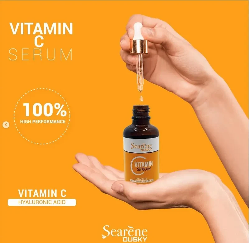 Searene Dusky Vitamin C Serum 50ml – Brightening & Hydrating with Hyaluronic Acid