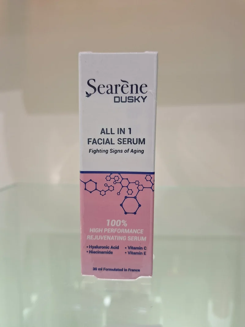 Searene Dusky All-In-1 Facial Serum 30ml – Anti-Aging with Hyaluronic Acid & Vitamins