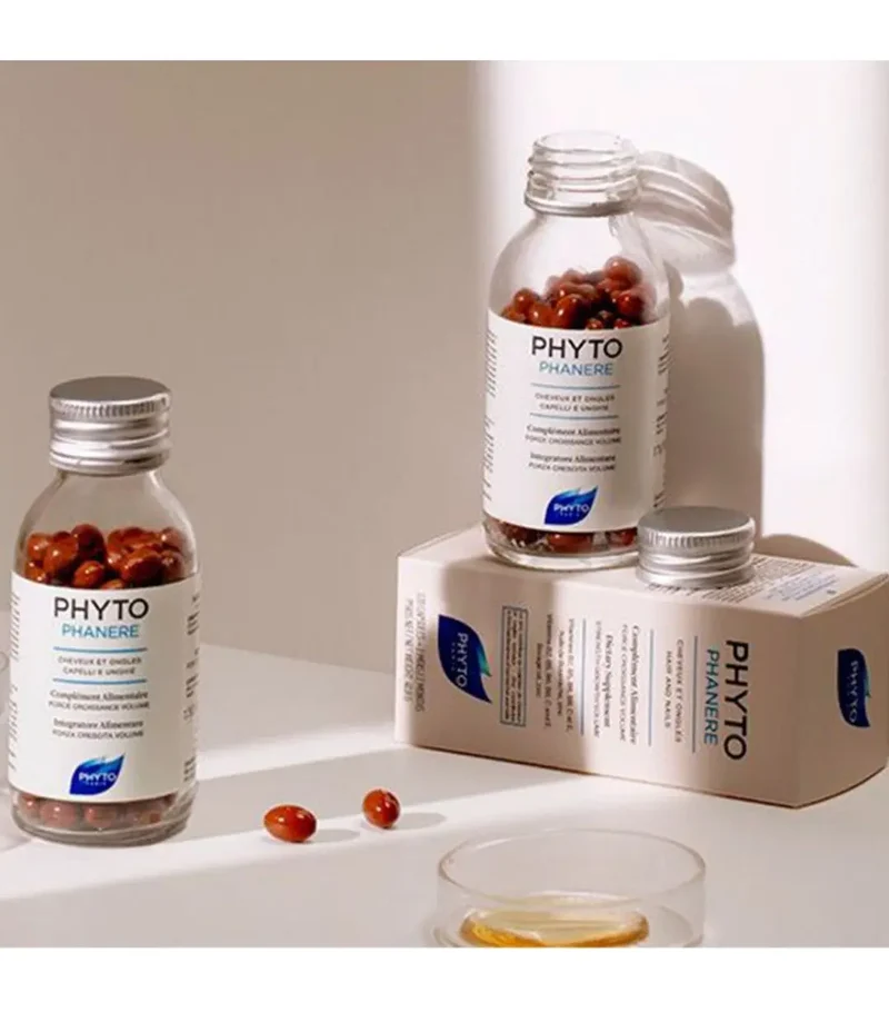 Phyto Phytophanere Hair & Nail Supplement Capsules, Pack of 120's