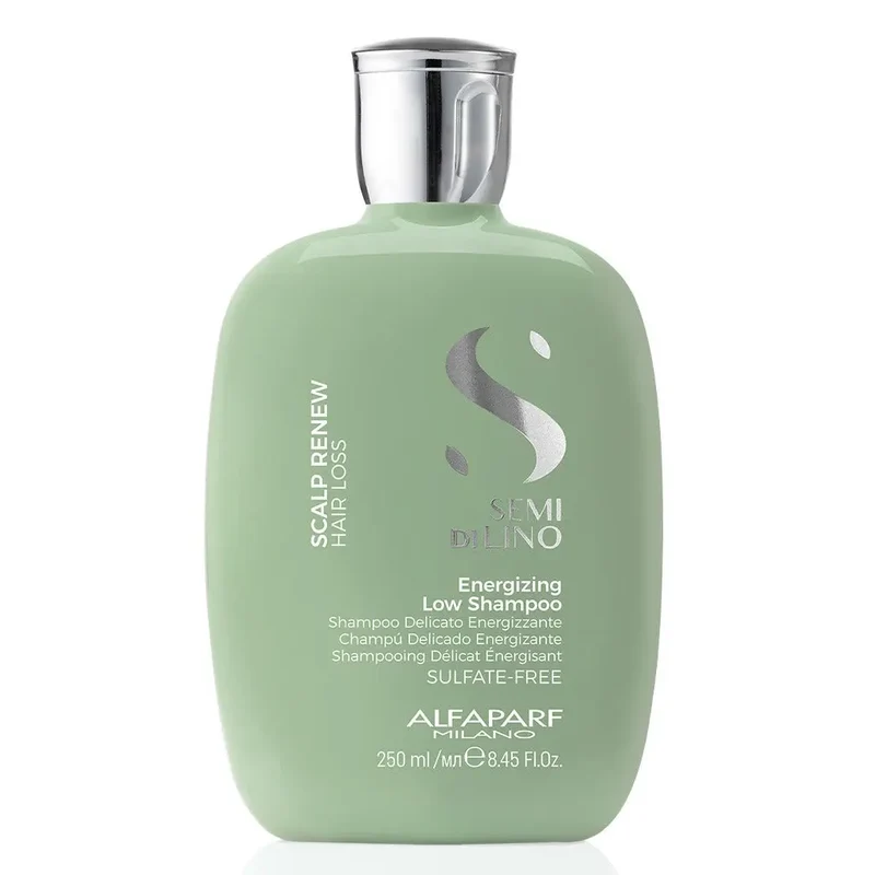 Alfaparf Milano Semi Di Lino Scalp Renew Sulfate Free Energizing Low Shampoo For Hair Loss 250ml