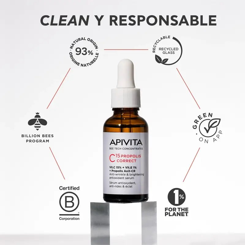 Apivita C15 Propolis Correct Corrective Serum, 30 ml