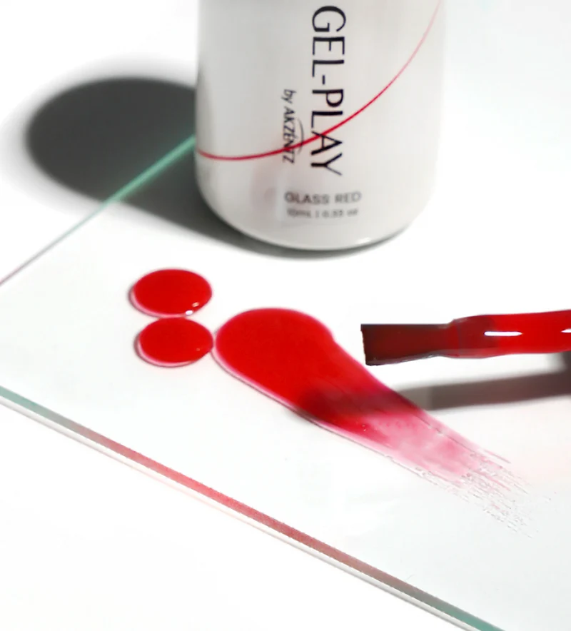 Gel Play® Glass Gel Red