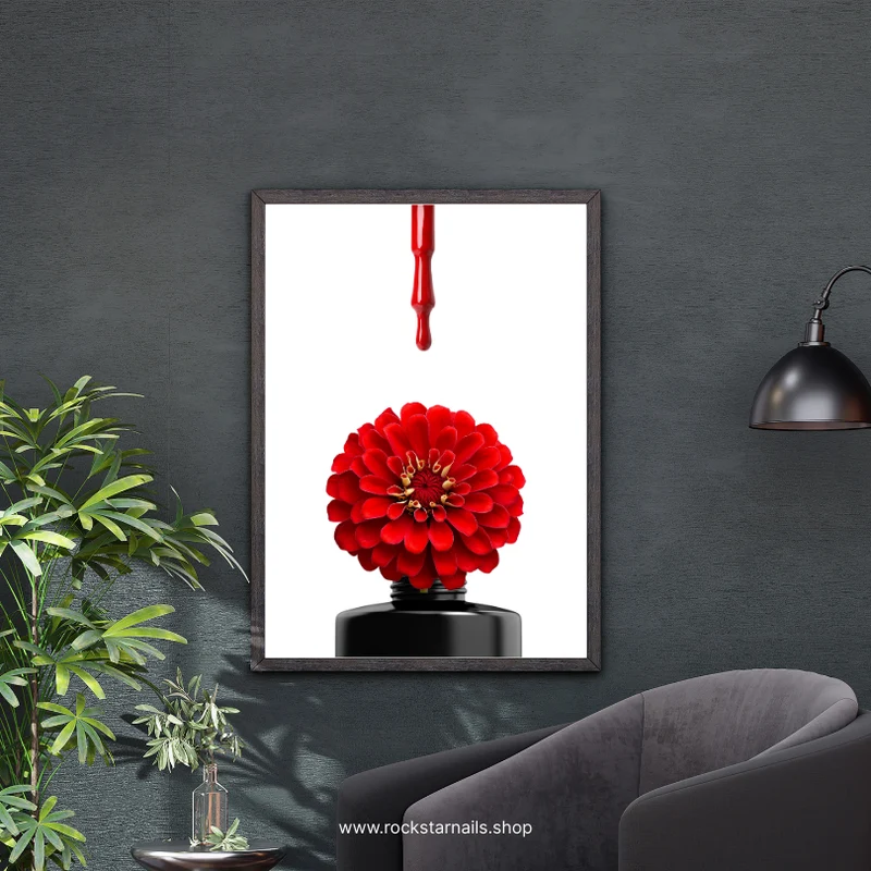 A2 Poster - Bloom in Red