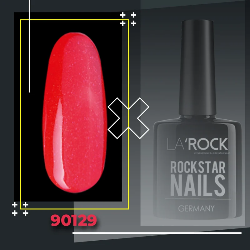 3in1 UV Gellack - 90129 - glimmer rot