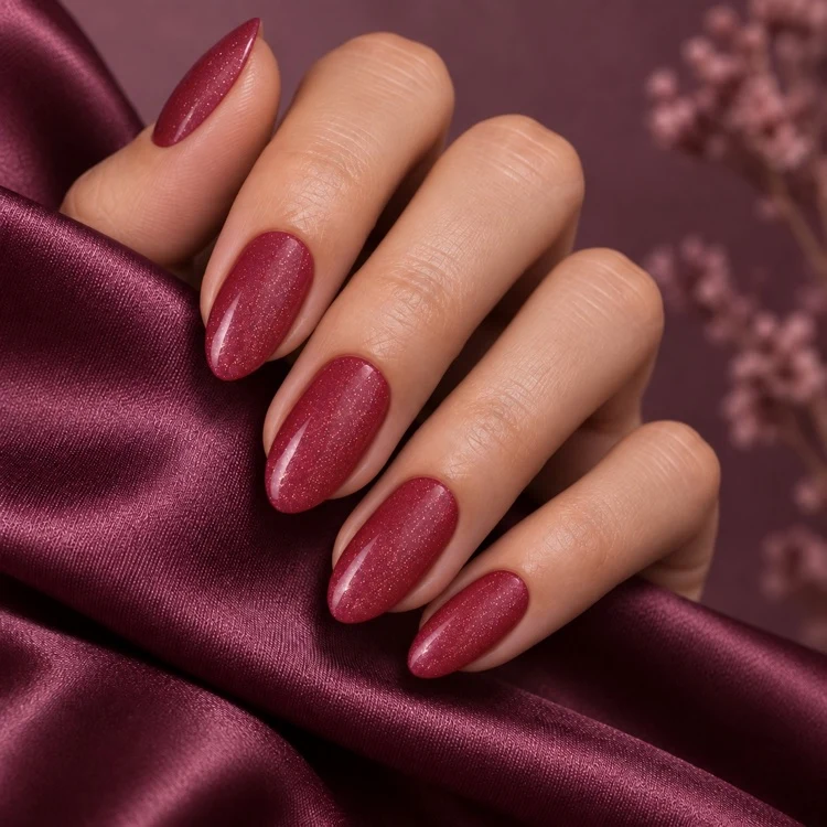 3in1 UV Gellack 90013 – Glitter Violett Rot – HEMA-frei