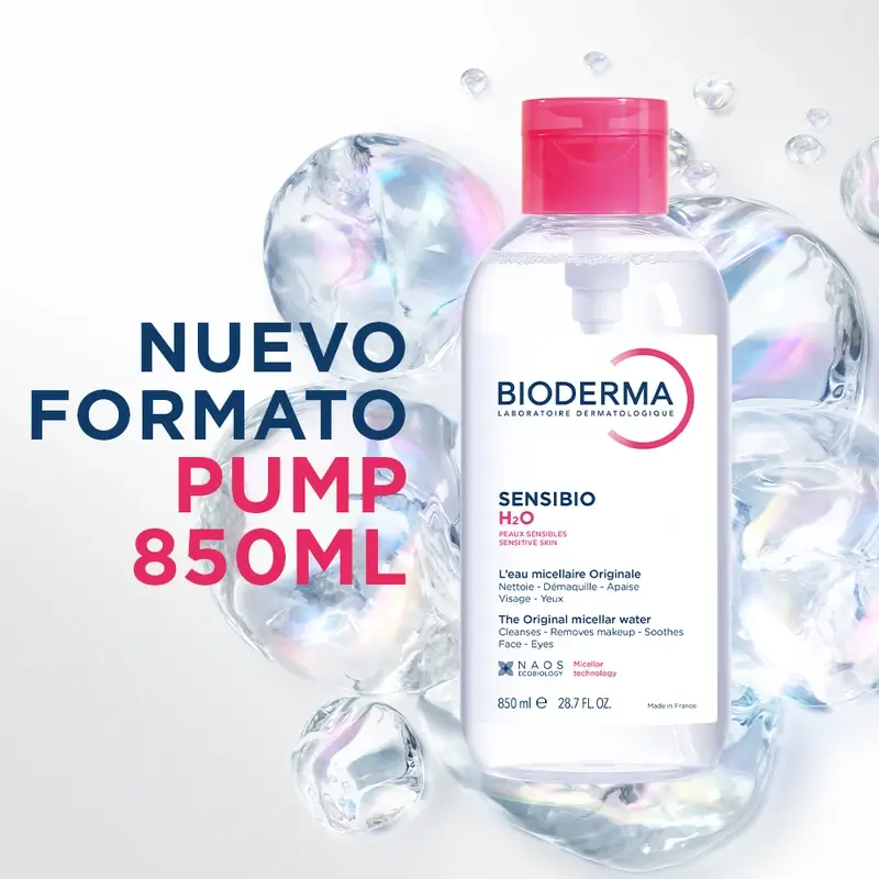Bioderma Sensibio H2O PUMP Sensitive Skin Micellar Solution 850ml