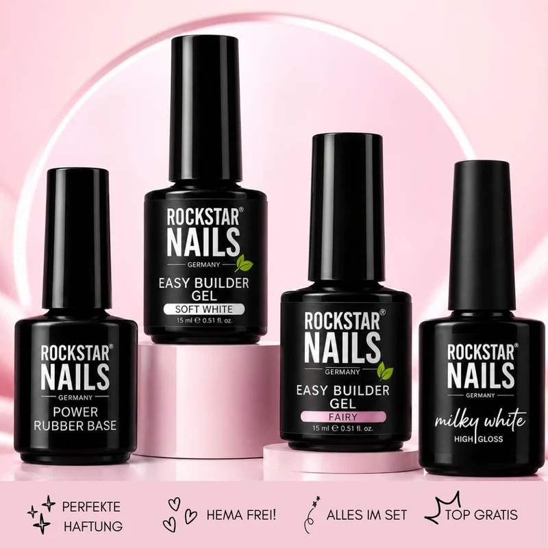 Baby Boomer Set – HEMA-freies Komplettset für perfekte Babyboomer Nägel