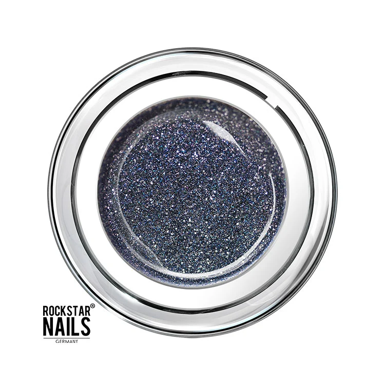 UV/LED Color Gel - Disco silber blau - Art. 80413